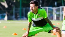 Jonathan Fabbro en un entrenamiento de Chiapas