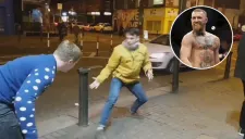 Sujetos imitan a Conor McGregor en las calles de Irlanda