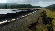 Carretera en Chile sufre grave daño