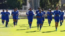 Los jugadores de Cruz Azul entrenando en La Noria