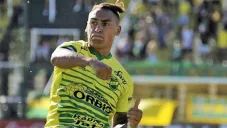 Fabián Bordagaray durante un partido de Defensa y Justicia