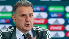Tata Martino en su presentación como DT de la Selección Mexicana