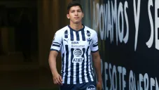 Zaldívar, durante presentación con Monterrey