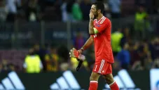 Buffon en partido con la Juventus