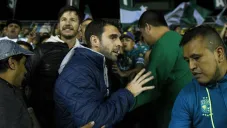 Boselli ingresa a las tribunas del Estadio León