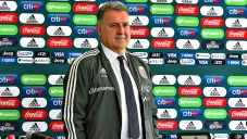 Gerardo Martino en su presentación con el Tri