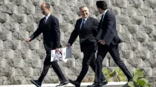 Cantú, Martino y Yon de Luisa arriban a presentación oficial del DT argentino