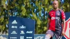 Darío Burbano, durante la presentación oficial con Atlas
