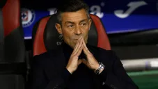 Pedro Caixinha en el partido contra Chivas