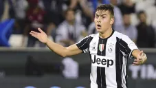 Dybala, en partido con la Juventus