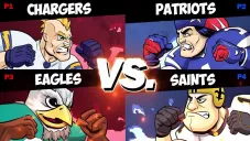Los equipos de la NFL tuvieron su versión de Smash Bros.