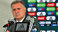 Martino durante su presentación como DT de la Selección Mexicana