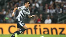 Adam Bareiro durante partido de Rayados