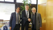 Marco Garcés y Jesús Martínez en la presentación de Palermo