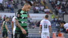 Brian Lozano lamenta error en un duelo con Santos