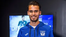 Diego Reyes, en su presentación con Leganés
