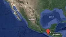 Registro del epicentro del sismo