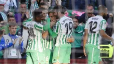 Betis celebra anotación de Canales frente al Atlético de Madrid