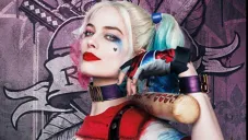 Margot Robbie caracterizada de Harley de Quinn