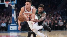 Marcus Smart en un partido de Nueva York