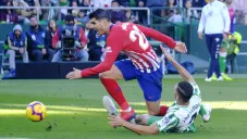 Morata, en su debut con el Atleti, frente al Betis
