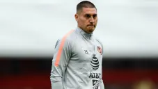 Nico Castillo previo a un partido con el América