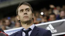 Lopetegui, durante un partido del Real Madrid