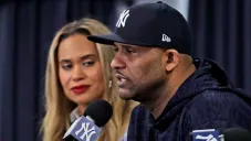 Sabathia anunciando su retiro como jugador