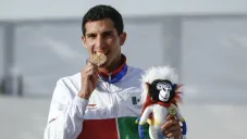 Rommel Pacheco durante los Juegos Centroamericanos