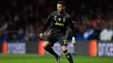 Cristiano Ronaldo en el partido contra Atlético