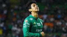 Macías, durante juego de León