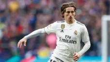 Lika Modric, durante un partido del Real Madrid