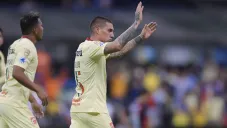 Nico Castillo en el partido contra Lobos
