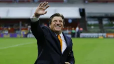 Miguel Herrera durante un juego del América