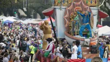 Desfile de 'Mardi Gras' en Nueva Orleans