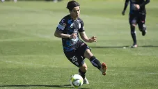 Dávila, durante un amistoso con los Tuzos