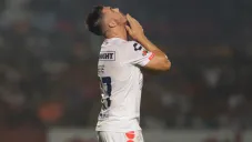 Nené Bonilla se lamenta durante el partido