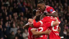 PSV celebra una anotación frente al NAC Breda