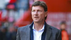 Hernán Cristante durante un encuentro ante Cruz Azul