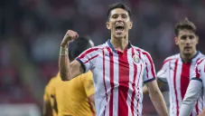 Jesús Molina celebra una anotación ante Tijuana