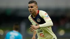 Nicolás Benedetti en un partido del América