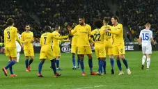 Los jugadores del Chelsea festejan tras la victoria sobre Kiev