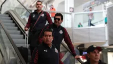 José Cardozo en el aeropuerto rumbo a Guadalajara