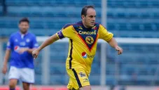 Cuauhtémoc Blanco en un amistoso de leyendas