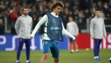 Griezmann, previo a un juego con el Atlético de Madrid