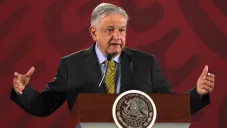 López Obrador durante su conferencia matutina