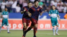 Eduardo López festeja gol ante Zacatepec