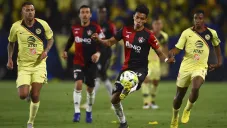 América y Atlas durante un encuentro amistoso