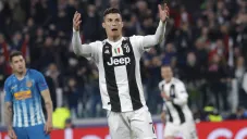 Cristiano durante encuentro frente al Atlético de Madrid