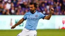 Pirlo durante un partido con el New York City
